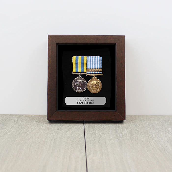 Medal Display Case for 2 Mounted Medals