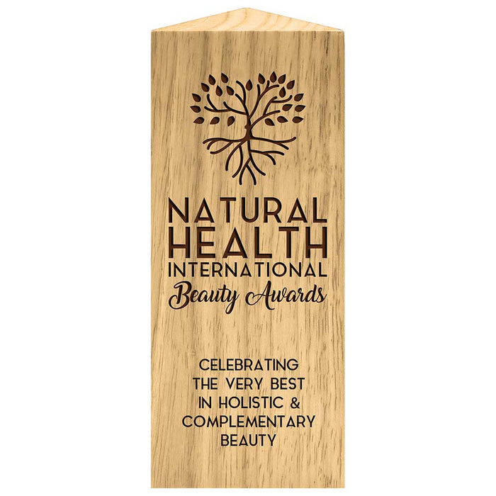 Bamboo Wooden Desk Plaque