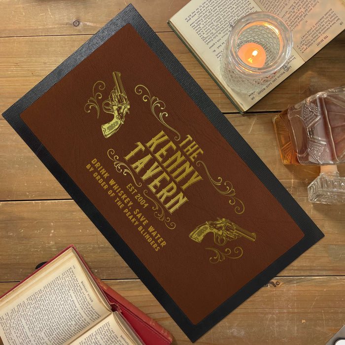 Garrison Tavern Peaky Blinders Themed Bar Mat Set