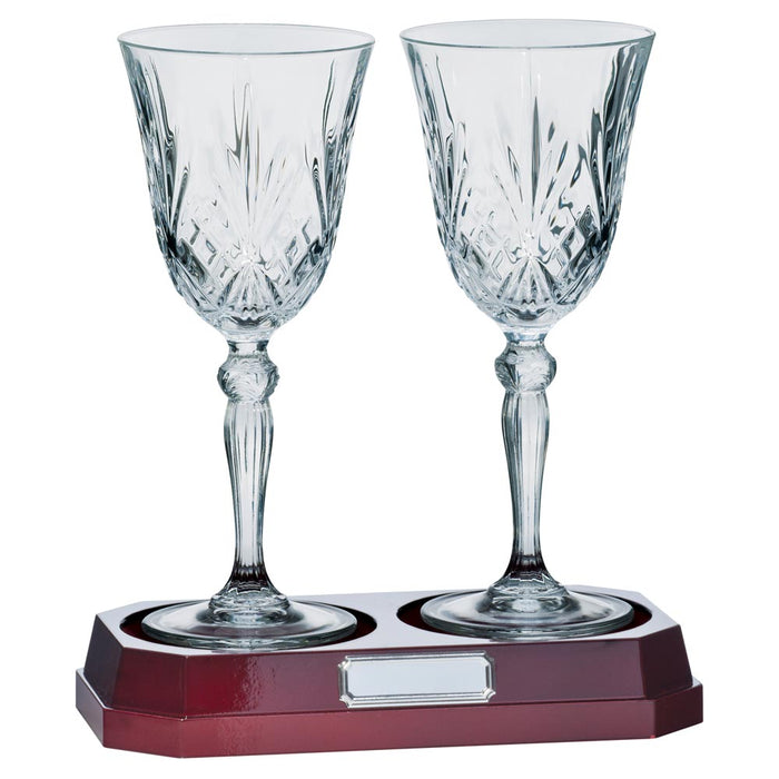 Lindisfarne St Joseph Crystal Wine Glass 2