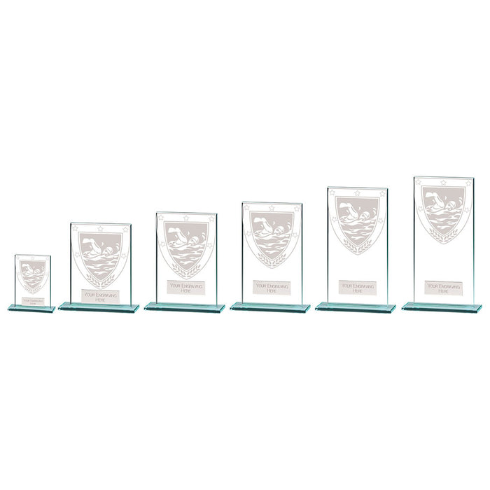 Millennium Swimming Jade Glass Award