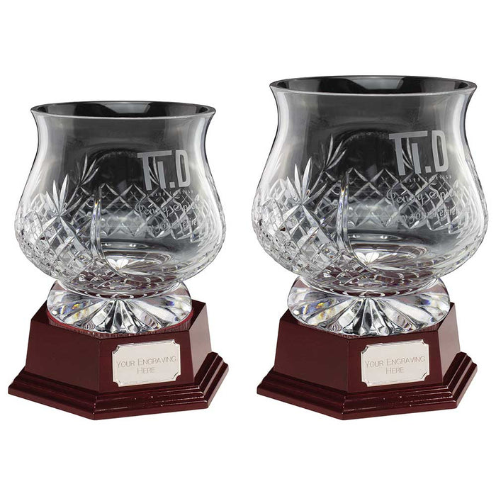 Lindisfarne Saint Finan Crystal Vase 1