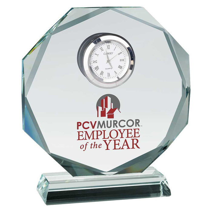 Recognition Clock Jade Award