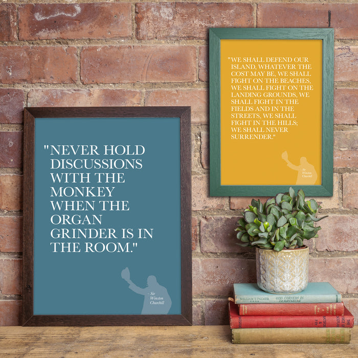 Organ Grinder - Quotation Print