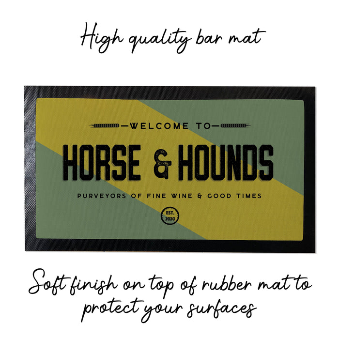 Complete Customised Bar Set - Bar Mat, Coasters & Bottle Opener