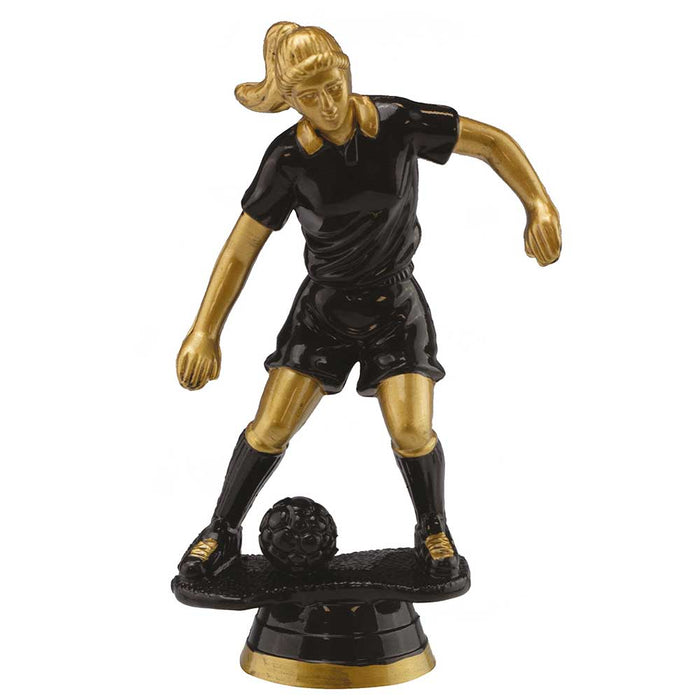 Cyclone Football Female Figure - Black