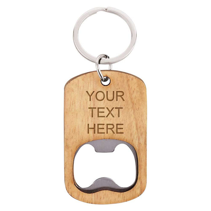 Echo Bottle Opener Beechwood Keyring