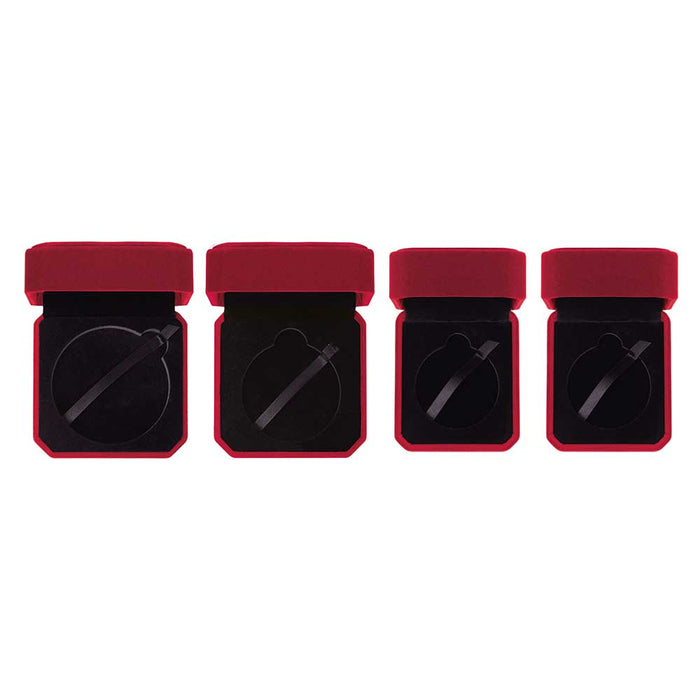 Aspire Velvet Medal Box Red