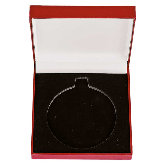 Classic Leatherette Medal Box Red