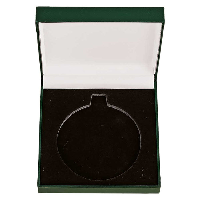 Classic Leatherette Medal Box Green