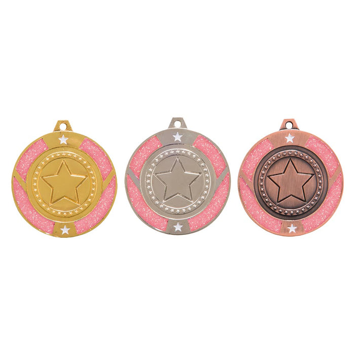 Glitter Star Medal 3