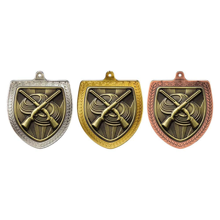 Cobra Clay Pigeon Shooting Shield Medal