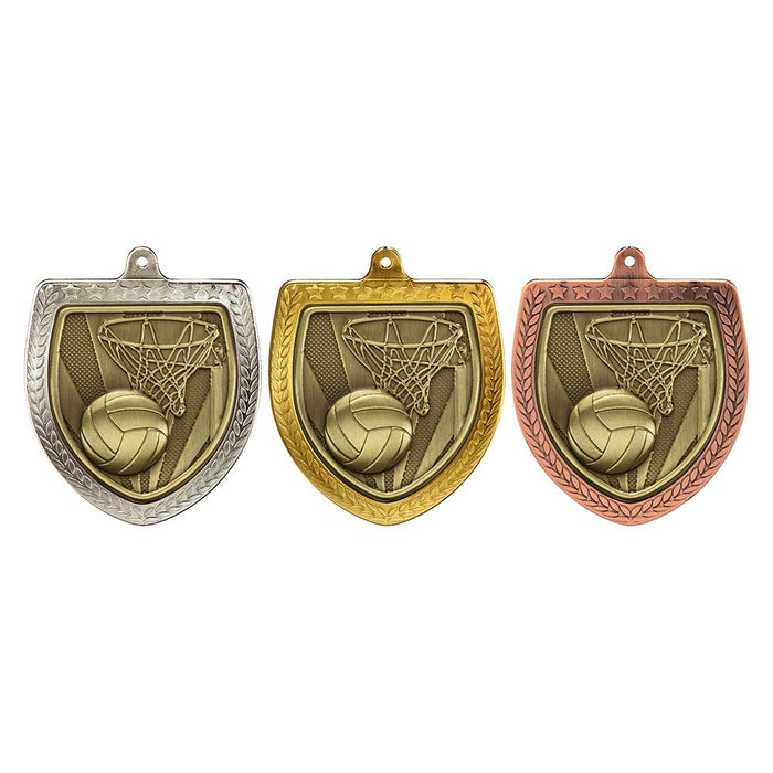 Cobra Netballl Shield Medal