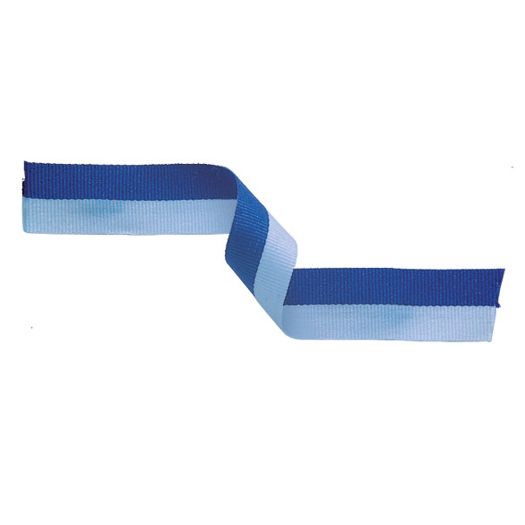 Medal Ribbon Light Blue & Blue