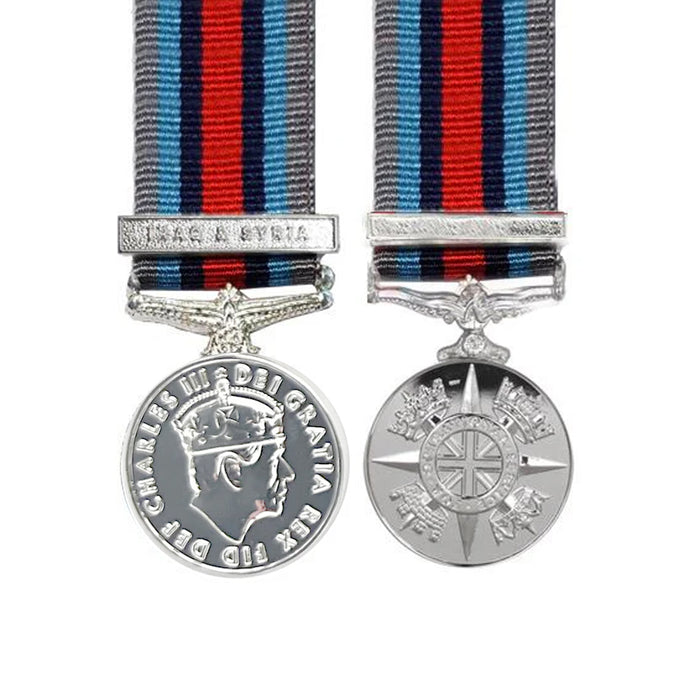 OSM Op Shader Iraq/Syria Miniature Medal CIIIR with IRAQ/SYRIA clasp