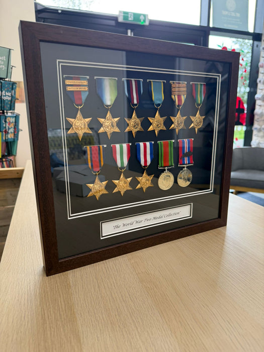 WW2 Framed Medal Collection