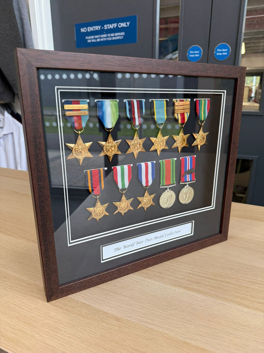 WW2 Framed Medal Collection