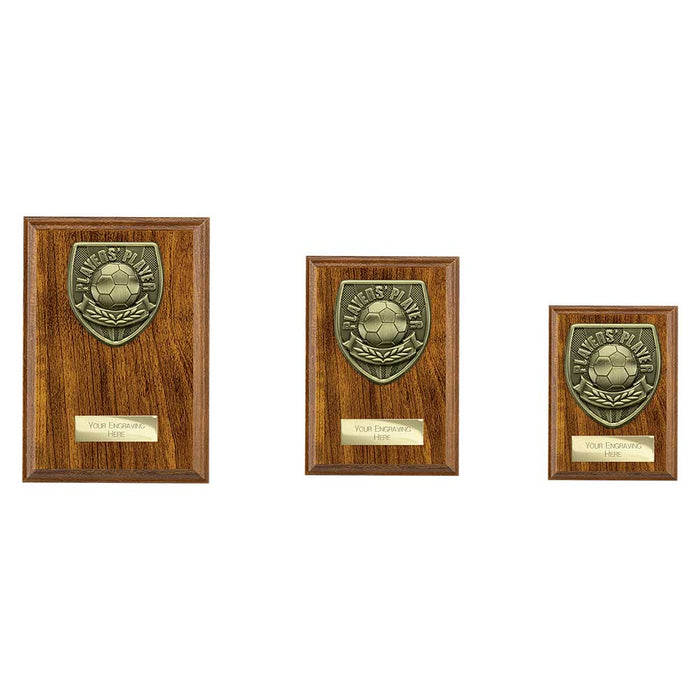 Cobra Plaque Players Player Award - Walnut Finish