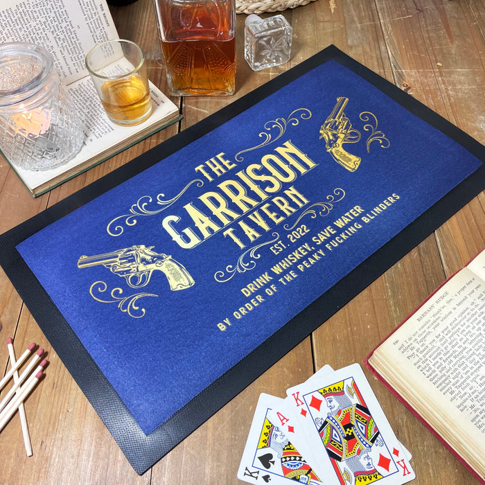 Garrison Tavern Peaky Blinders Themed Bar Mat Set