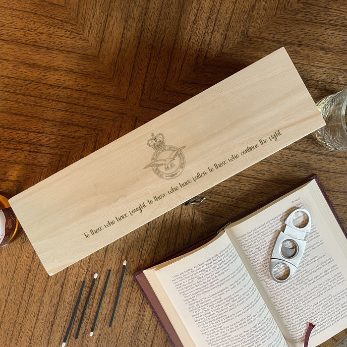 Personalised Wooden Bottle Box