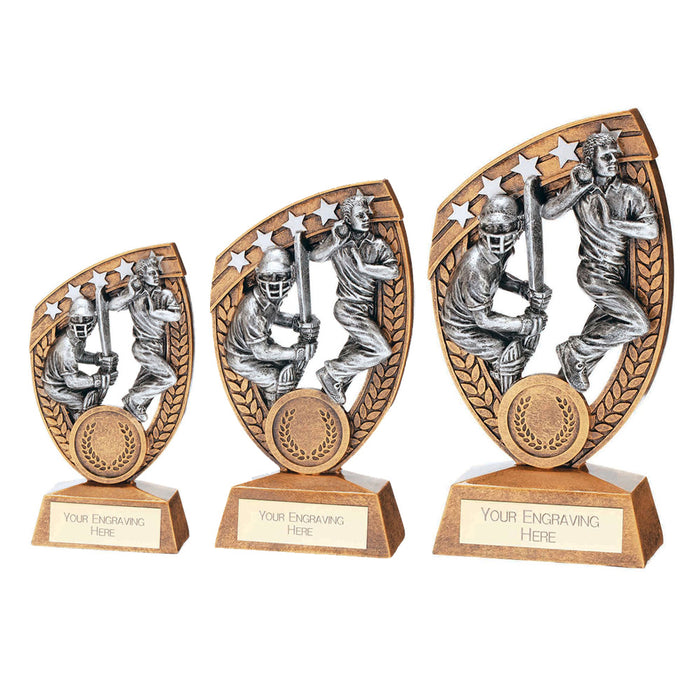 Patriot Cricket Resin Plaque