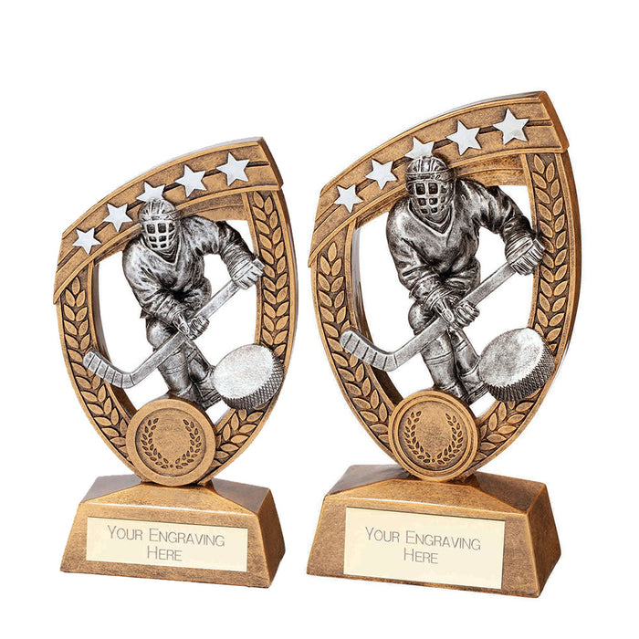 Patriot Ice hockey Resin Plaque