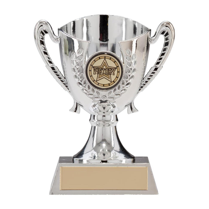Serenity Plastic Silver Cup