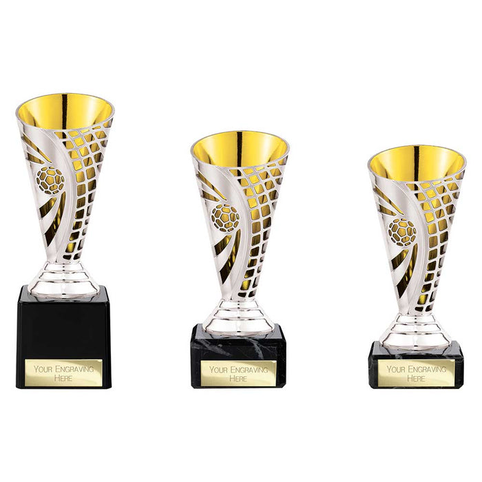 Defender Football Trophy Cup - Gold