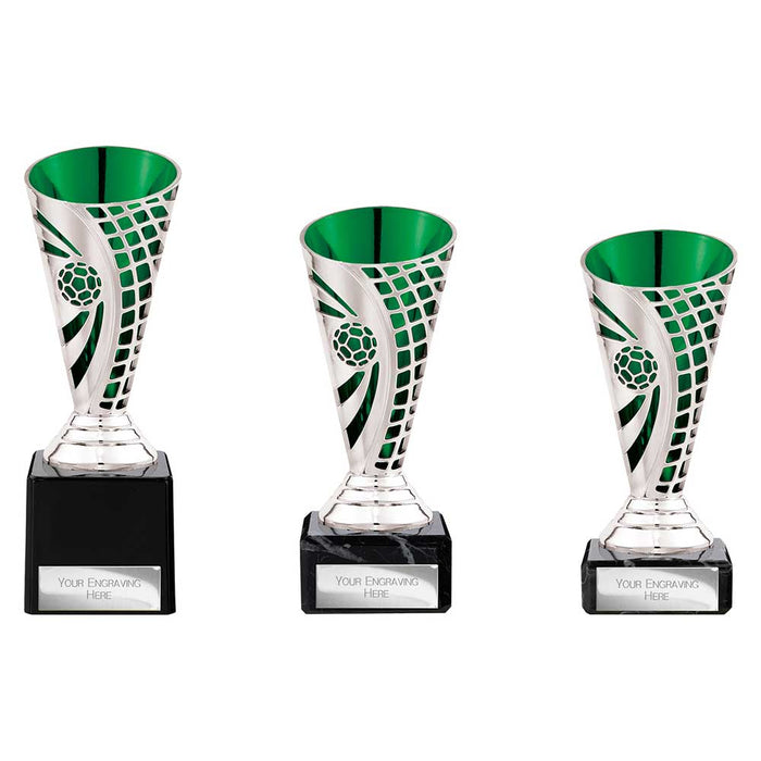 Defender Football Trophy Cup - Green