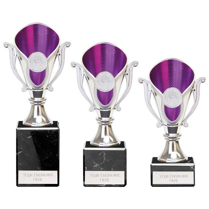 Wizard Legend Trophy Silver & Purple