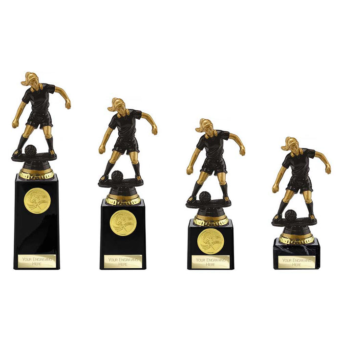 Cyclone Football Player Female - Black