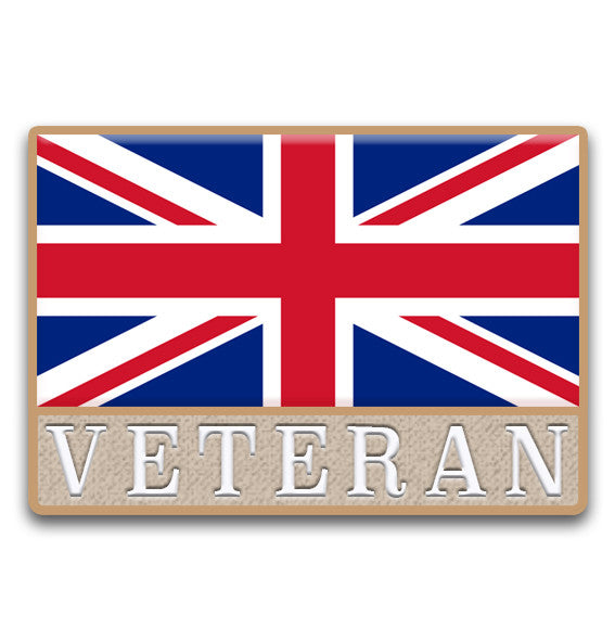 Union Flag Veteran Badge - Replacement