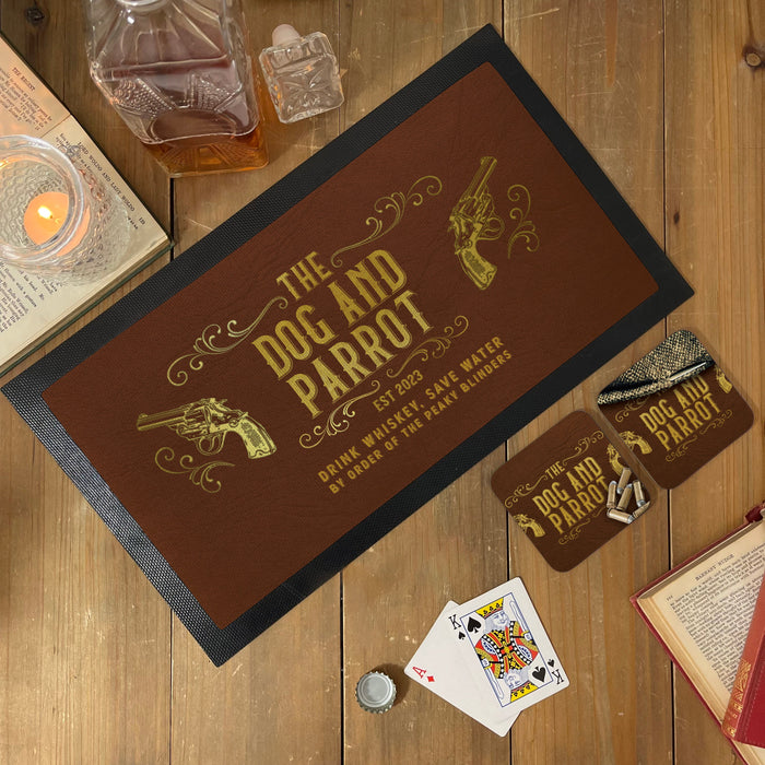 Garrison Tavern Peaky Blinders Themed Bar Mat Set