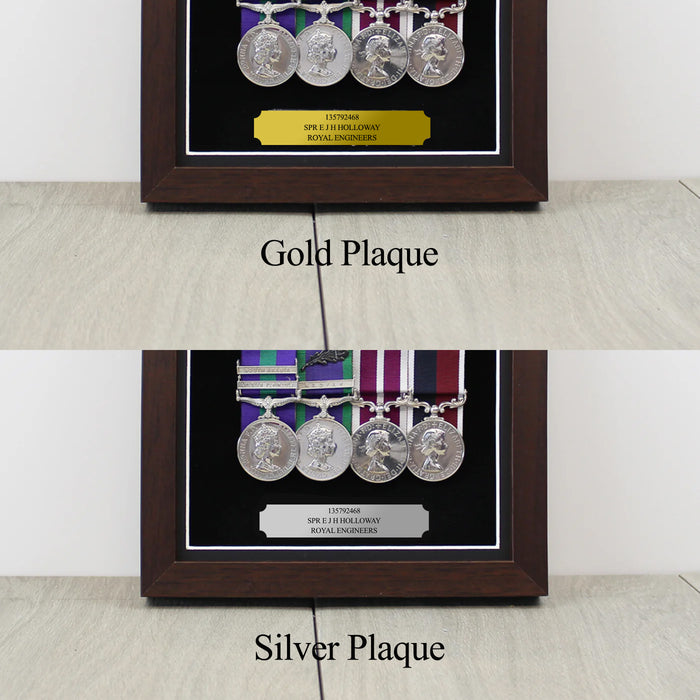 Medal Display Case for Full Size & Miniature Medals