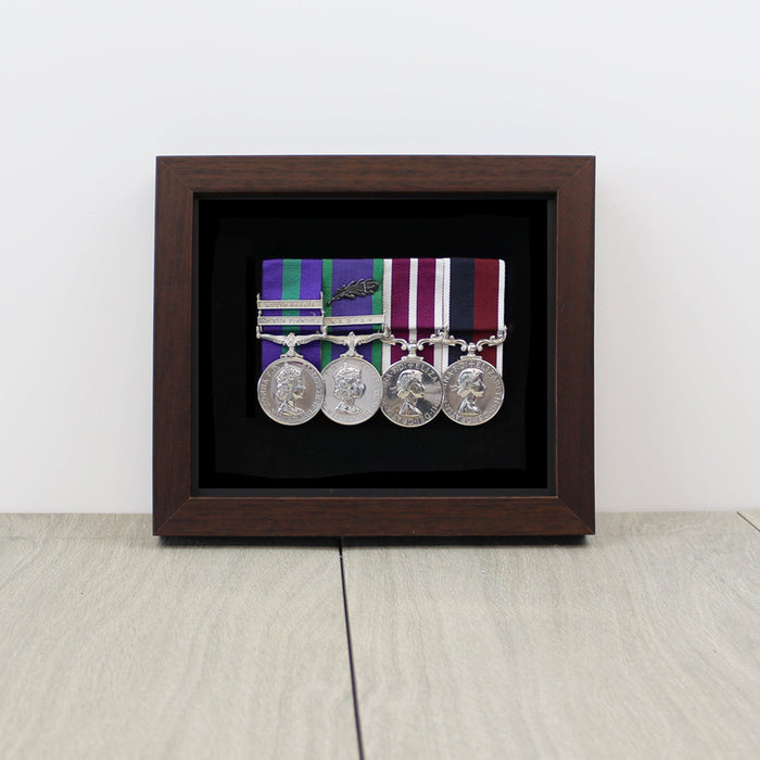 Freestanding Medal Display Case for 3 to 4 Medals