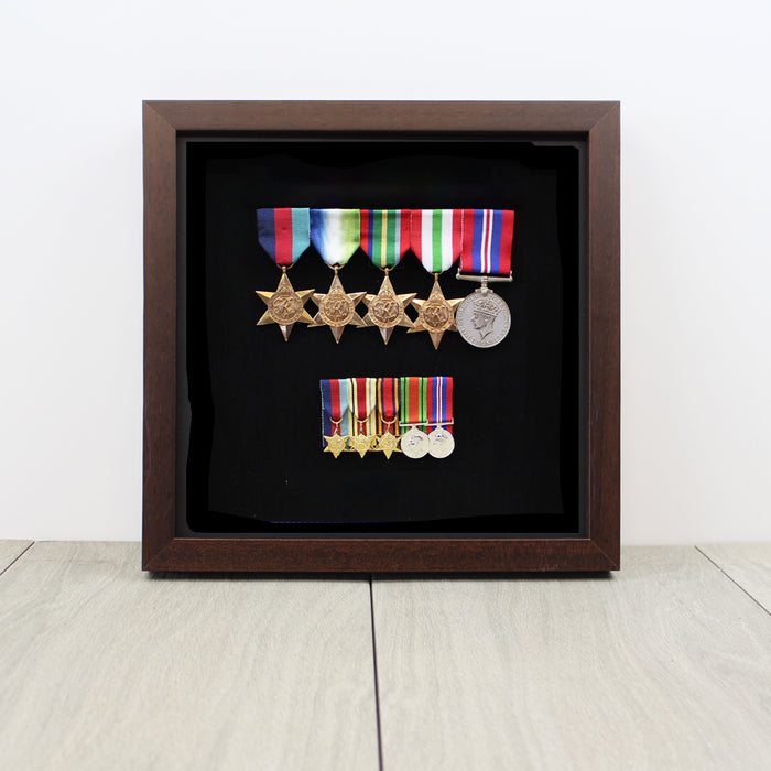 Medal Display Case for Full Size & Miniature Medals