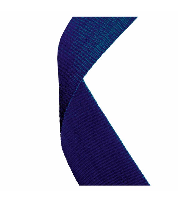 Medal Ribbon Stitched Blue