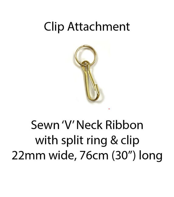 Medal Ribbon Stitched Blue