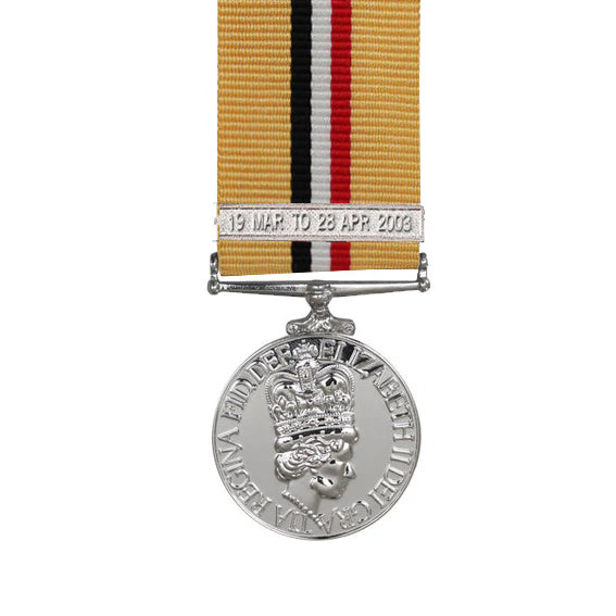 Iraq Miniature Op Telic Medal with 19th March Bar