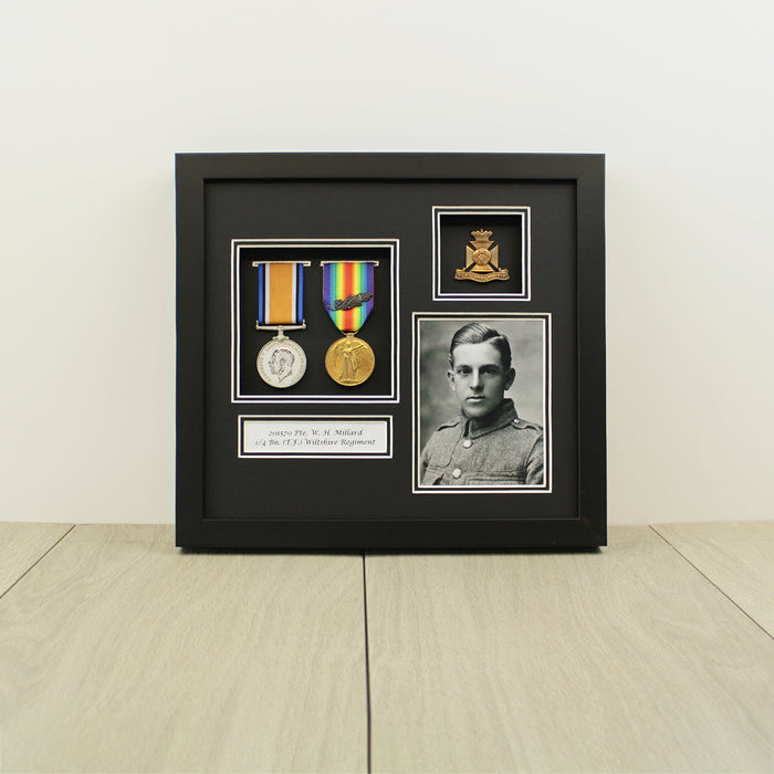 Frame for Medal, Cap Badge & Photograph