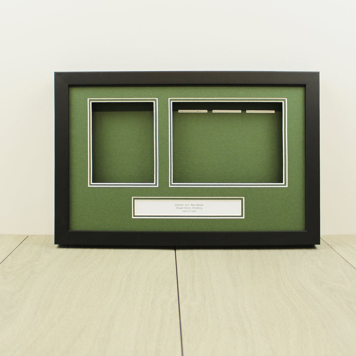 Frame for 3 Medals and a Photograph