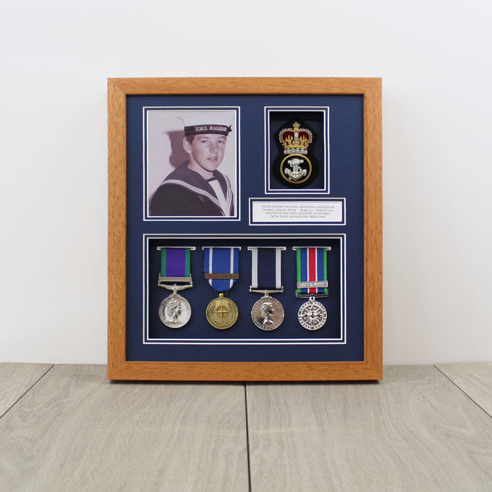 Frame for Medal, Cap Badge & Photograph