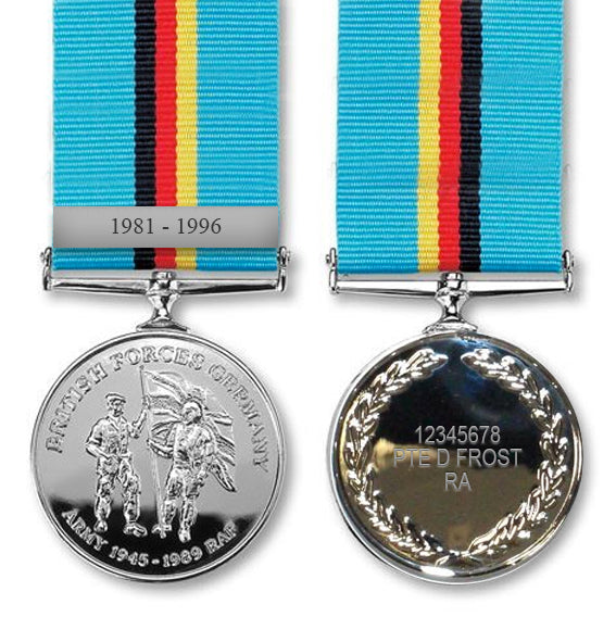 British Forces Germany Commemorative Medal