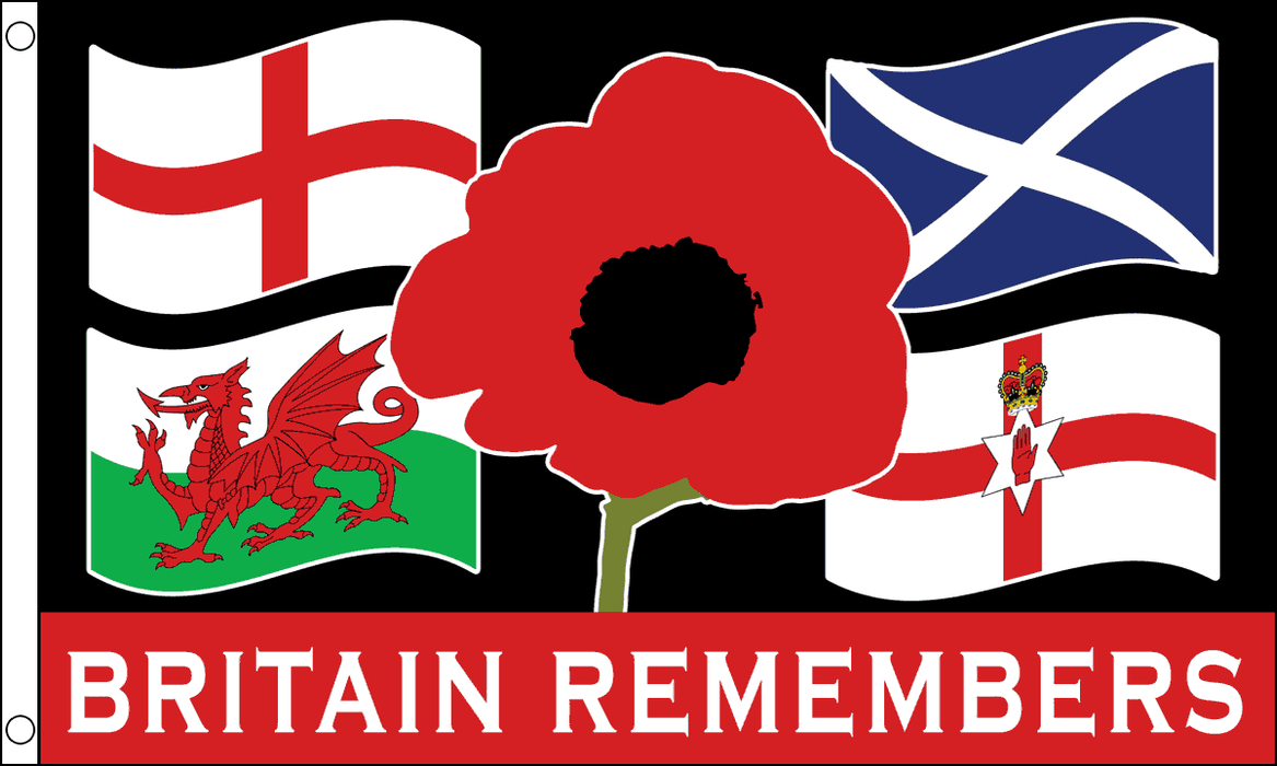 Britain Remembers Flag