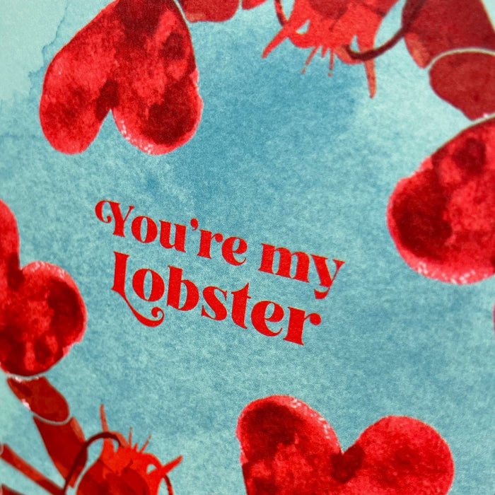 You're my lobster Greetings Card