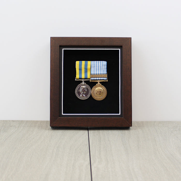 Medal Display Case for 2 Mounted Medals