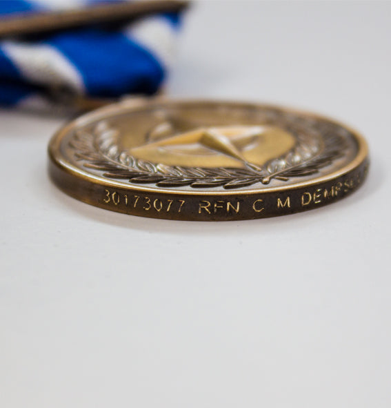 Medal Edge Engraving