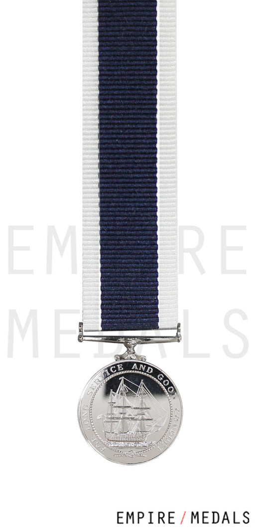 Royal Navy Long Service Miniature Medal GV