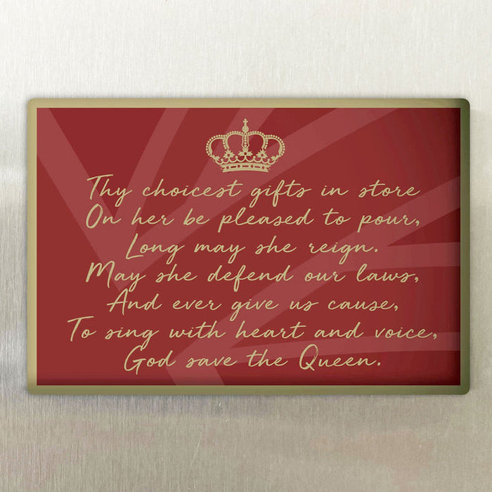 GOD SAVE THE QUEEN - SET OF TWO MAGNETS